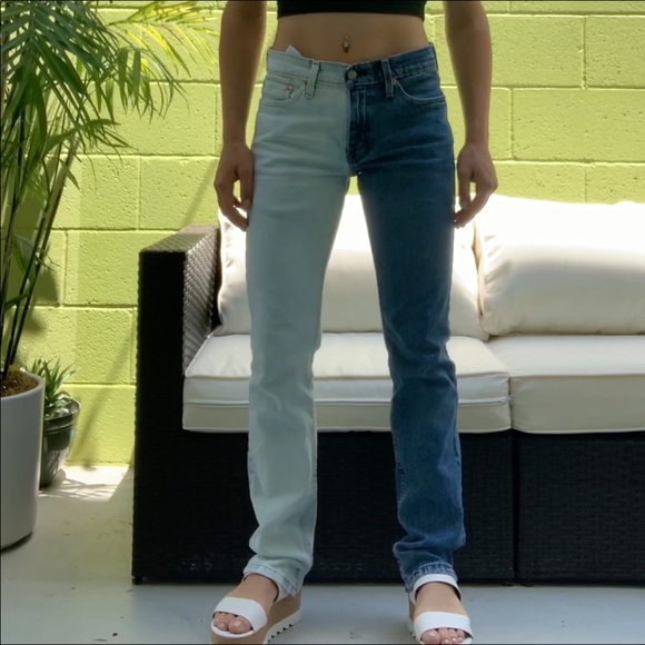 Custom Two Tone Levi’s Jeans - Picture 2 of 4